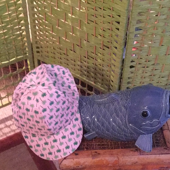 🌴NWT Cool Pink Palm Tree Unisex Hat One Size 🌴 - Picture 6 of 6